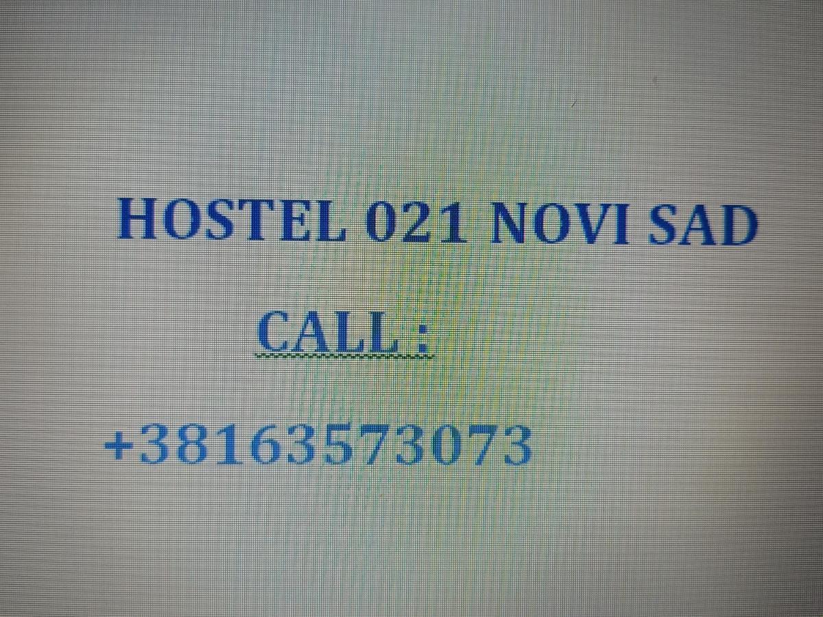 Hostel 021 Nowy Sad Zewnętrze zdjęcie
